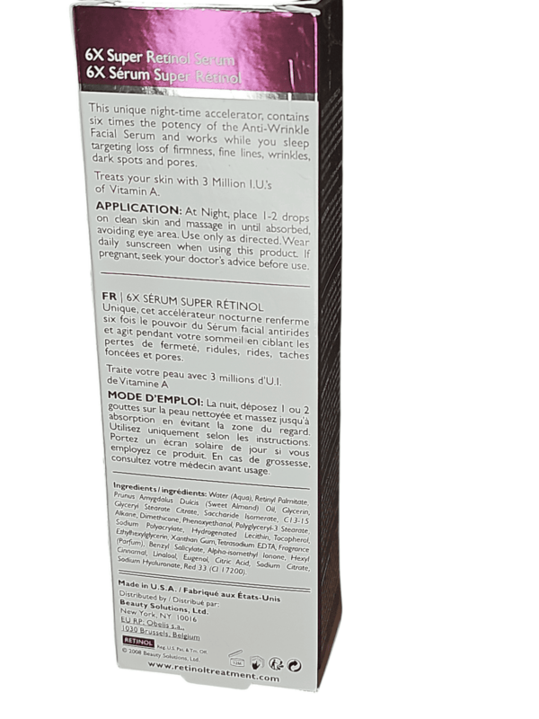 Super sérum visage de nuit au rétinol – Image 3